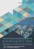 Gross Regional Domestic Product of Bitung Municipality by Industrial Origin 2012-2016