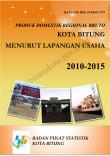 Produk Domestik Regional Bruto Kota Bitung  Menurut Lapangan Usaha 2011 - 2015